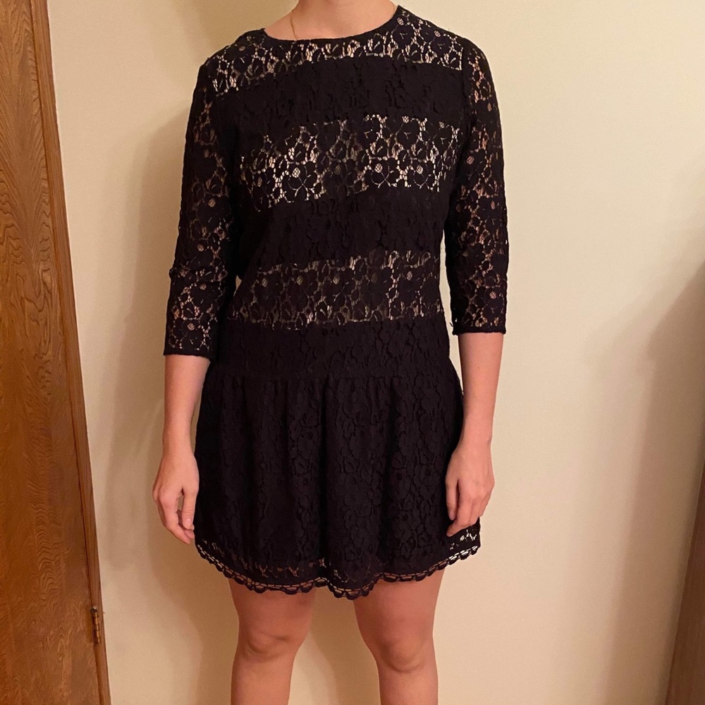 Lacy black dress